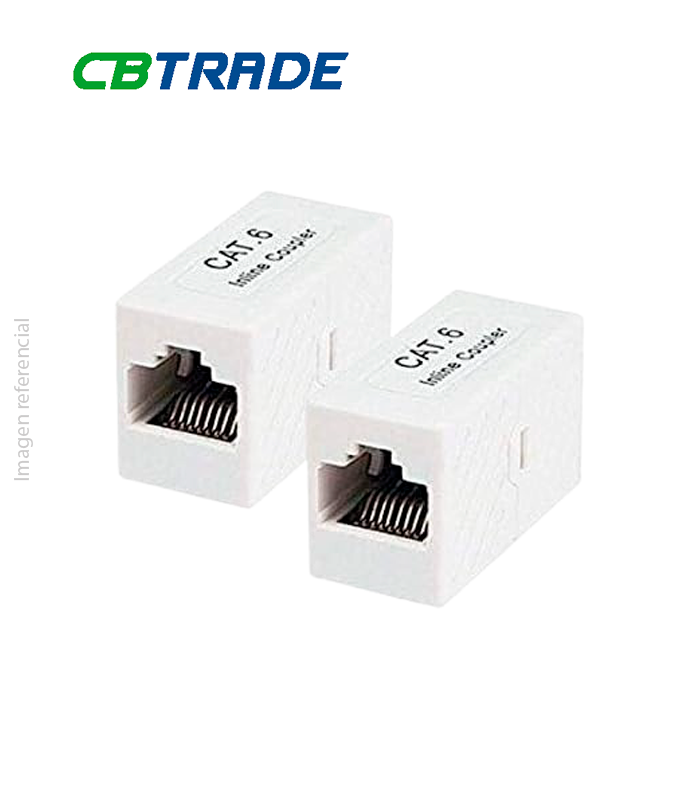 ACOPLE UNION DE RED RJ45 100 UNIDADES CAT6 GIGA 10-100-1000