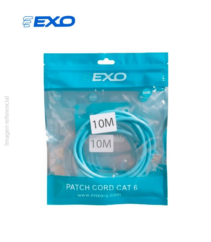 PATCH CORD EXO 10 METROS RJ45 CAT6 10-100-1000