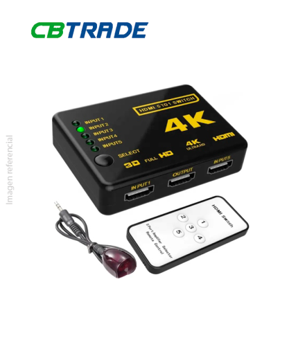 SWITCH HDMI 4KC CONTROL 05 PUERTOS